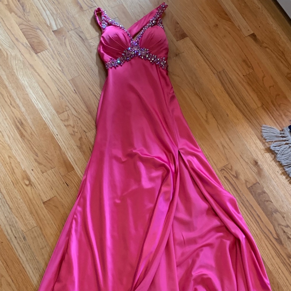 Pink formal dress